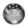 Stainless Steel Pet Bowl with Anti Skid Rubber Base and Dog Design; Gray and Pink