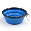 Portable Pet Feeder Travel Foldable Pet Dog Bowl Silicone Collapsible Slow 350ml/1000ml Feeding Bowl