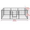 8-Panels High Quality Wholesale Cheap Best Large Indoor Metal Puppy Dog Run Fence / Iron Pet Dog Playpen