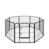 8-Panels High Quality Wholesale Cheap Best Large Indoor Metal Puppy Dog Run Fence / Iron Pet Dog Playpen