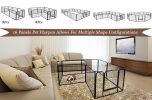 High Quality Wholesale Cheap Best Large Indoor Metal Puppy Dog Run Fence / Iron Pet Dog Playpen