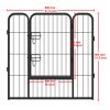 16-Panels High Quality Wholesale Cheap Best Large Indoor Metal Puppy Dog Run Fence / Iron Pet Dog Playpen